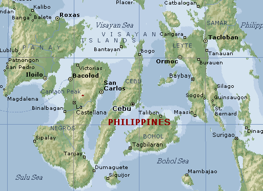 map cebu
